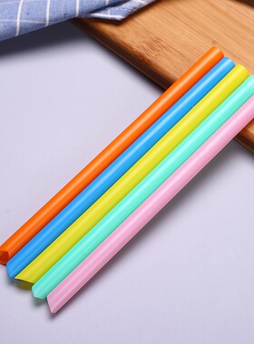 1000只一次性大吸管珍珠奶茶粗单支商用单独包装透明彩色塑料10mm