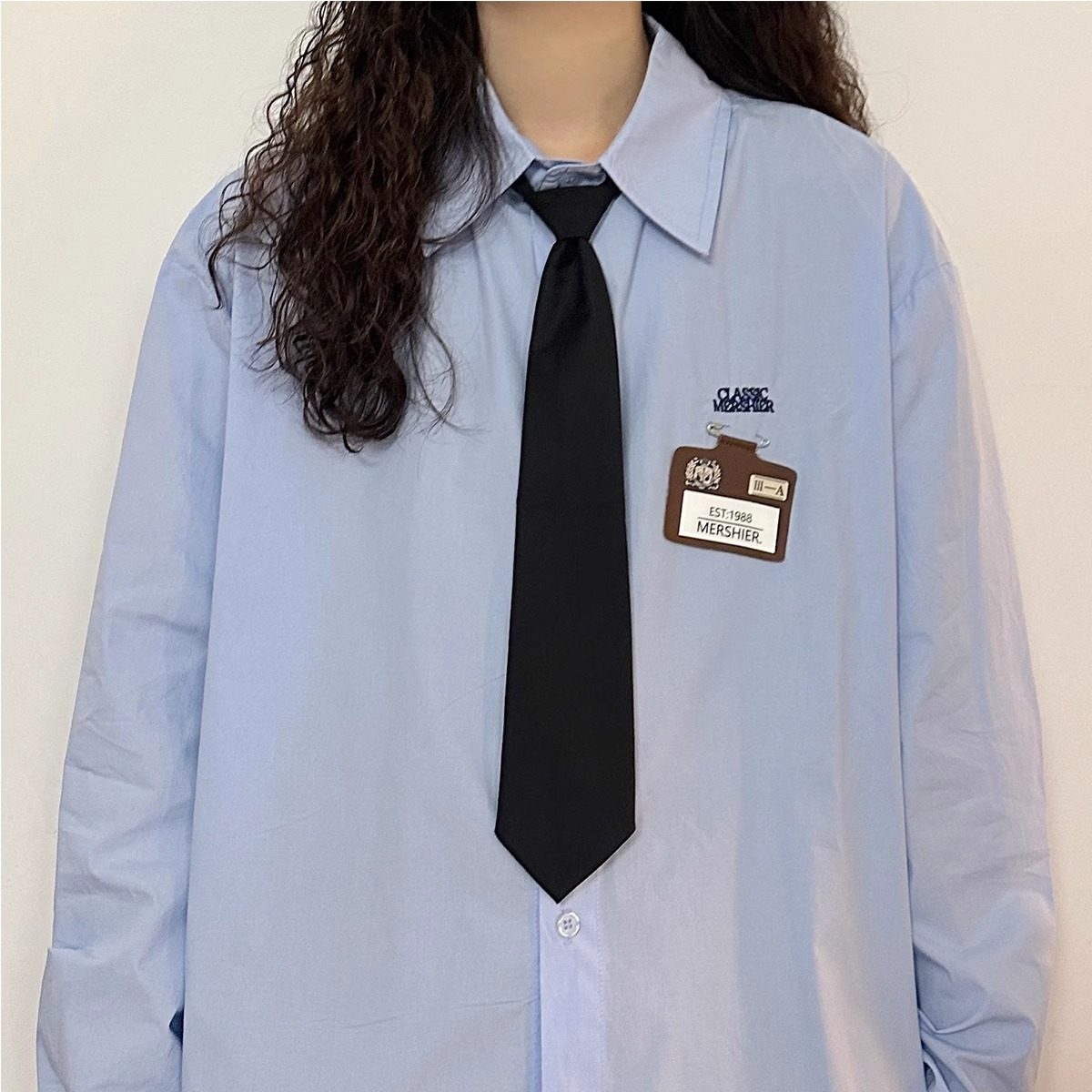 黑色JK学院风懒人免打领带女日系学院风制服衬衫领带学生校服装饰,服饰配件/皮带/帽子/围巾,领带,淘宝优惠券,粉丝福利购,淘宝优惠卷