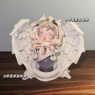 泡泡玛特进退之门系列平衡的沼泽手办盲盒收纳展示造景翅膀底座