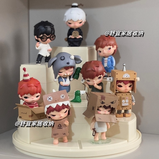 泡泡玛特小野二代HIRONO小小的使坏破坏者收纳盒造景展示盒防尘盒