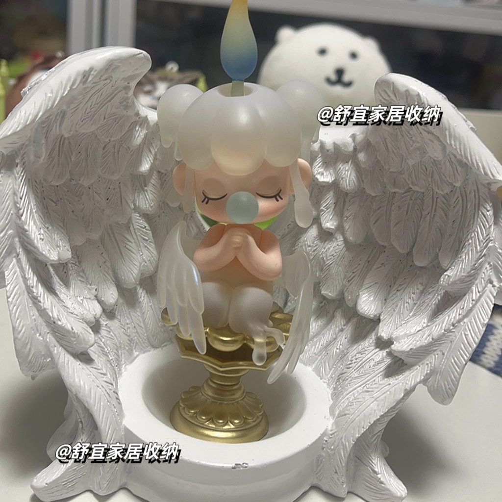 nanci幻想博物馆祈祷烛台天使翅膀底座展示架手办盲盒收纳造景diy