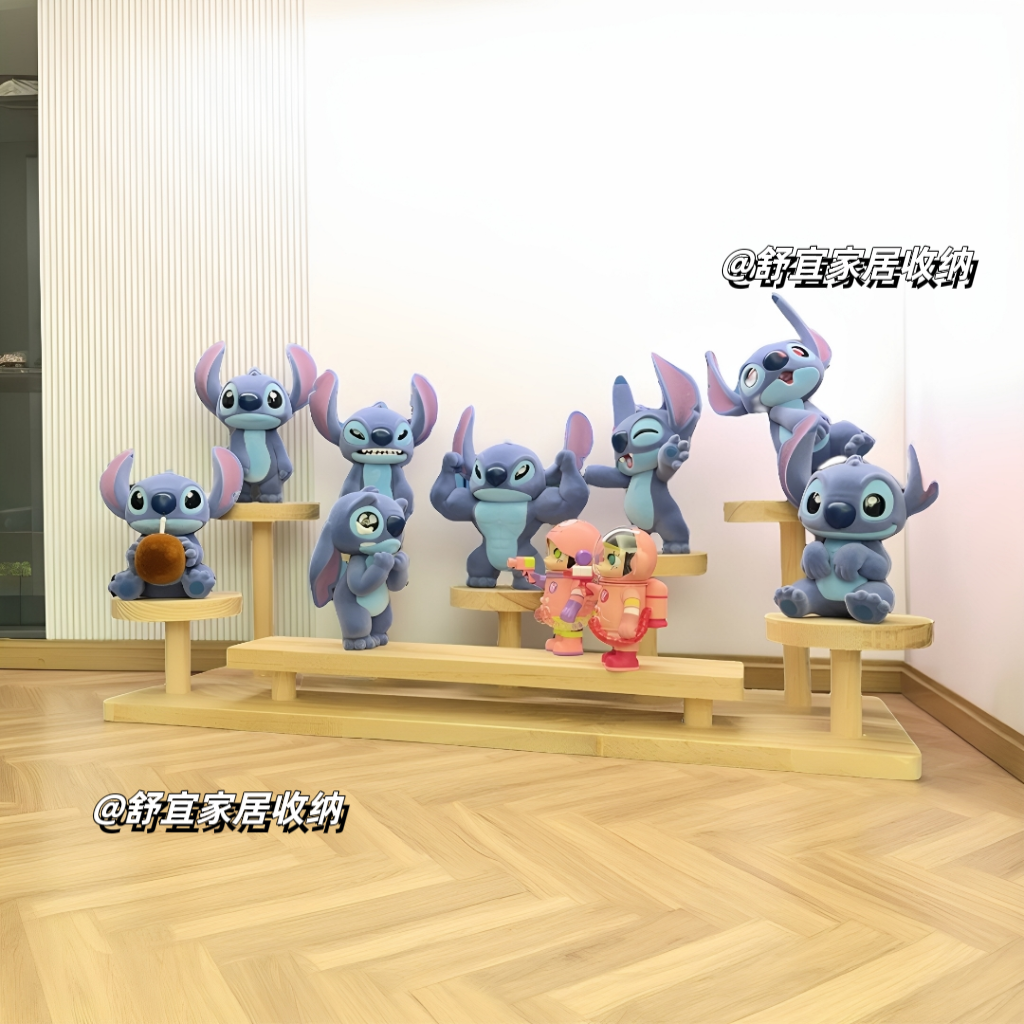 52TOYS迪士尼星际宝贝史迪仔手办展示架奇怪可爱盲盒收纳架造景