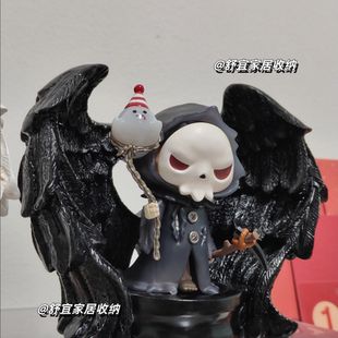 泡泡玛特小野小王子诡乐园收割者手办天使翅膀造景展示场景道具