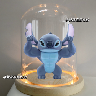 52TOYS迪士尼史迪奇决战钢图肌肉男大体手办收纳盒diy造景展示盒