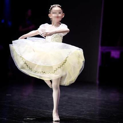 儿童芭蕾舞裙天鹅湖芭蕾演出服白色蓬蓬纱裙TUTU裙小天鹅舞蹈服