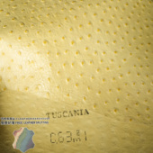 意大利托斯卡纳小鸡黄鸵鸟纹植鞣革0.8MM包包手账头层胎牛皮皮料