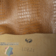 小香家Conceria鲁迪棕色鳄鱼纹1.0MM手工diy头层牛皮真皮料