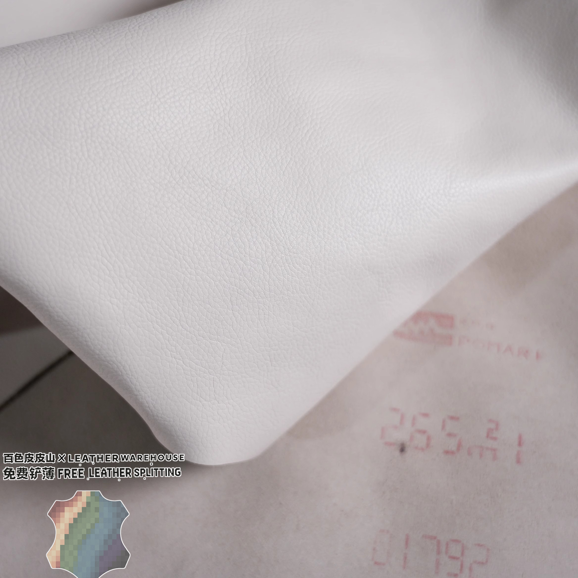 法国H家evercolor奶昔白牛皮皮料