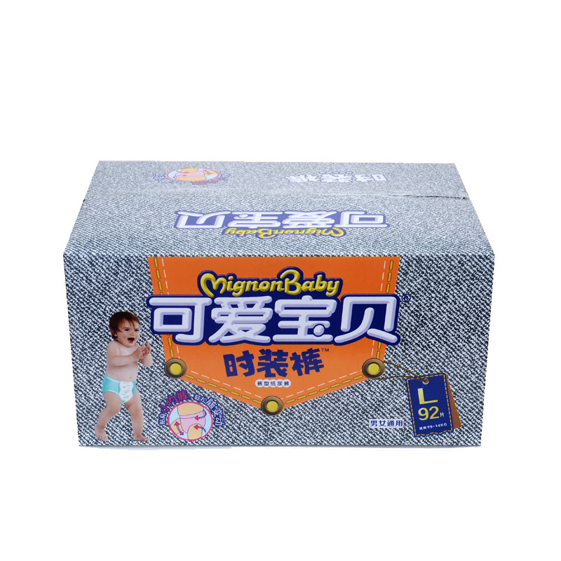 可爱宝贝时装裤拉拉裤学步裤尿不湿春夏柔爽款L112片透气拉拉裤