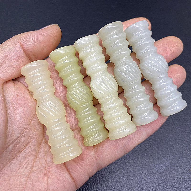 岫玉仿古玉棕管玉佩吊坠玉赖子桶珠螺旋花瓶天珠腰佩DIY项链玉坠,珠宝/钻石/翡翠,其他,淘宝优惠券,粉丝福利购,淘宝优惠卷