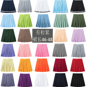 百褶水手服COS动漫半身高腰中裙