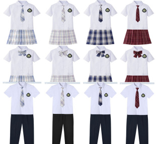 英伦学院风校服小初高大学生运动会毕业照班服诗朗诵合唱演出套装