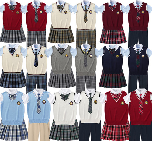 英伦学院短袖班服校服班服套装