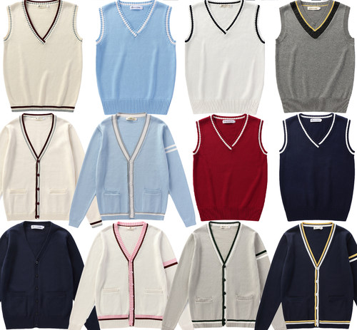 同桌缘纯棉V领宽松适合班校服