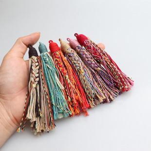 手工藏式 流苏DIY手搓棉线编织穗包挂车挂钥匙链文玩吊穗饰品配饰