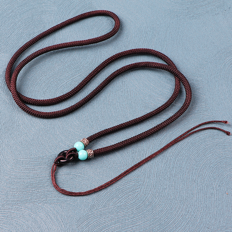 吊坠挂坠玉坠项链情侣戒指编织绳