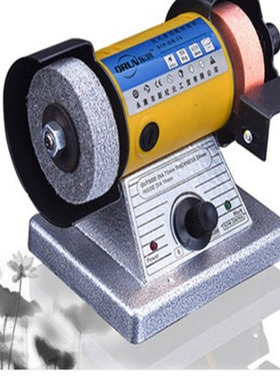 东润多功能台式小型微型家用电动调速砂轮机 抛光机玉石雕刻机台