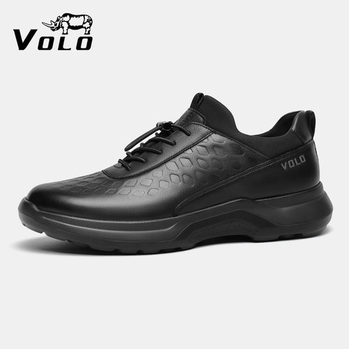 VOLO犀牛户外真皮男运动鞋