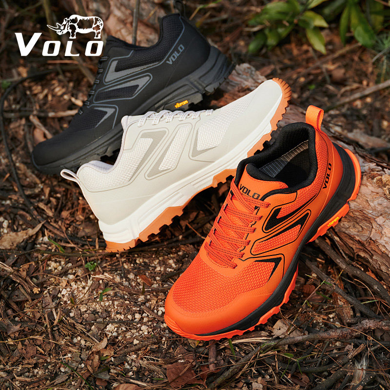 VOLO/犀牛男士运动鞋男鞋秋冬款2025新款防滑耐磨登山鞋品牌正品