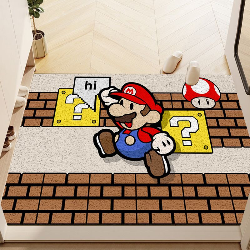 马里奥丝圈地垫入户门垫除尘耐磨门口脚垫可裁剪玄关垫子过道地毯,居家布艺,入户地垫,淘宝优惠券,粉丝福利购,淘宝优惠卷