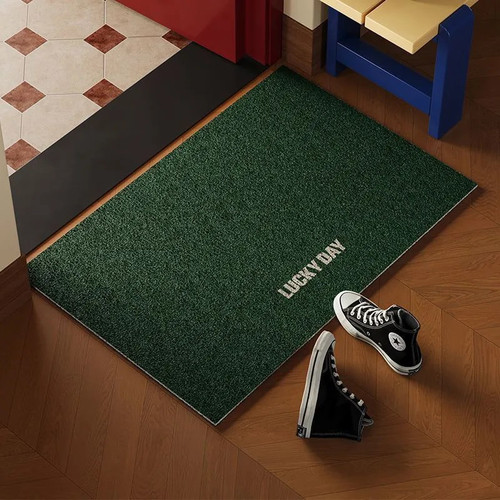 中古风丝圈地垫入户门垫进门口门外门厅pvc防滑蹭土脚垫