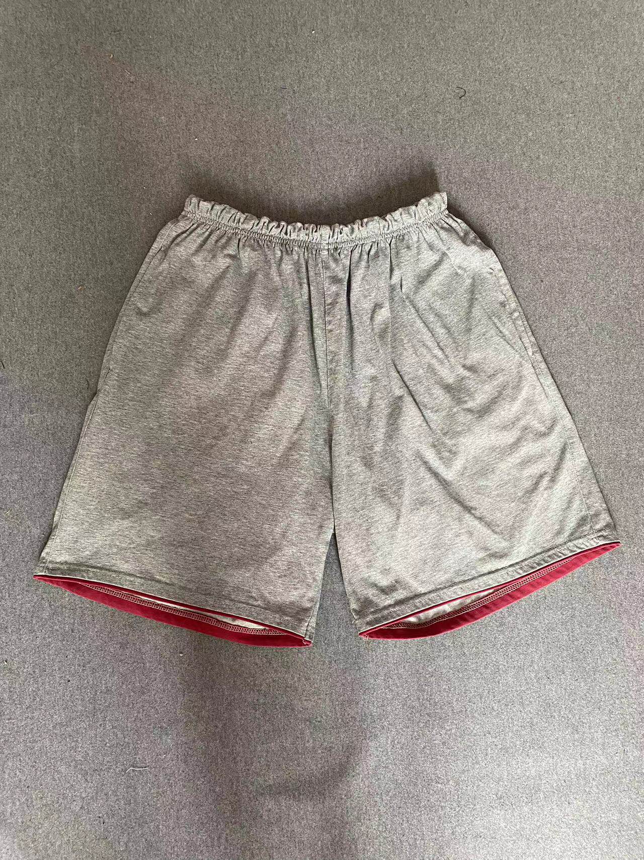定做男女校裤同款运动短裤纯棉夏季大小码灰色宽松短裤休闲裤子
