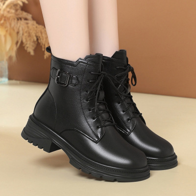 东北厚底保暖棉鞋加绒加厚羊毛靴