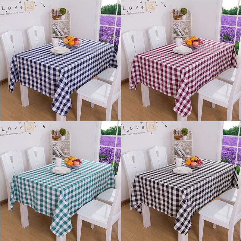格子桌布长方形野餐田园餐厅甜品