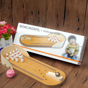 早教教具幼儿园儿童小学生礼物益智力玩具弹射迷你桌面游戏保龄球