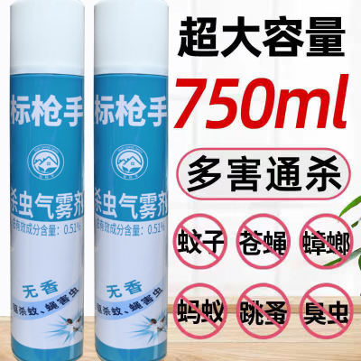750ml杀虫气雾剂家用灭蚊子苍蝇蟑螂蚂蚁药杀虫剂喷雾剂强效害灵