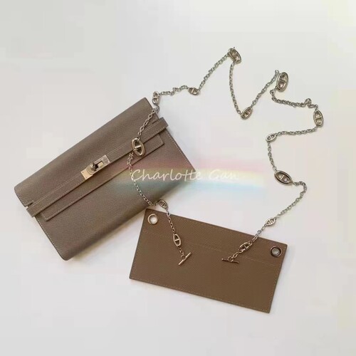 不伤包改造H家钱包内胆猪鼻链条