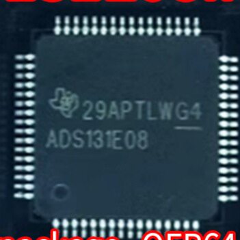 ADS131E08IPAGR ADS131E08 封装TQFP-64模拟前端的电源监控全新原