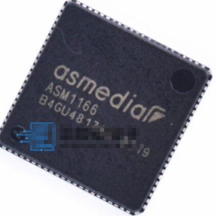 ASM1166 QFN80 低延迟低成本和低功耗的AHCI控制器 原装 asm1166