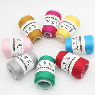 毛线配线伴侣线高速涤纶线缝纫机线 缝纫线 拷边缝衣线宝塔形状