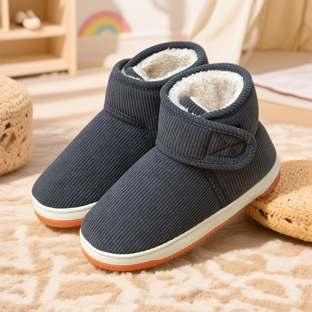 冬季防滑高帮棉鞋儿童男童包跟厚底保暖男女中老年居家情侣棉拖鞋,居家布艺,居家亲子拖鞋,淘宝优惠券,粉丝福利购,淘宝优惠卷