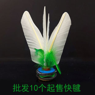 东方燕大白毽子运动专用快速高弹直毛毽成人健身比赛围踢毽球耐踢