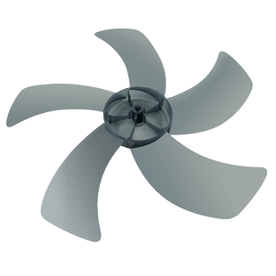 适用型16寸400mm5叶硬风扇片/落地扇叶子加厚透明五叶风扇叶 包邮