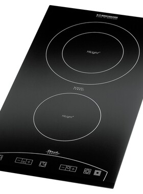 德国直邮原装Rommelsbacher 3477嵌入式双灶家用电陶炉大功率静音