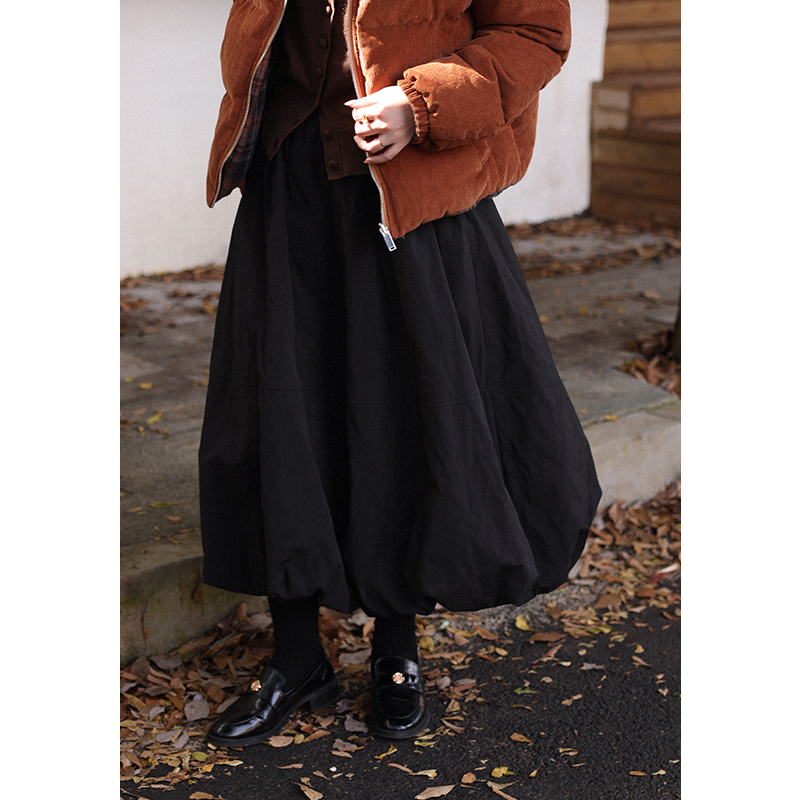 小众设计感秋冬半身裙