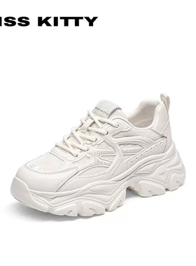 KISSKITTY2024夏新款厚底增高老爹鞋女休闲运动鞋SA54545-61