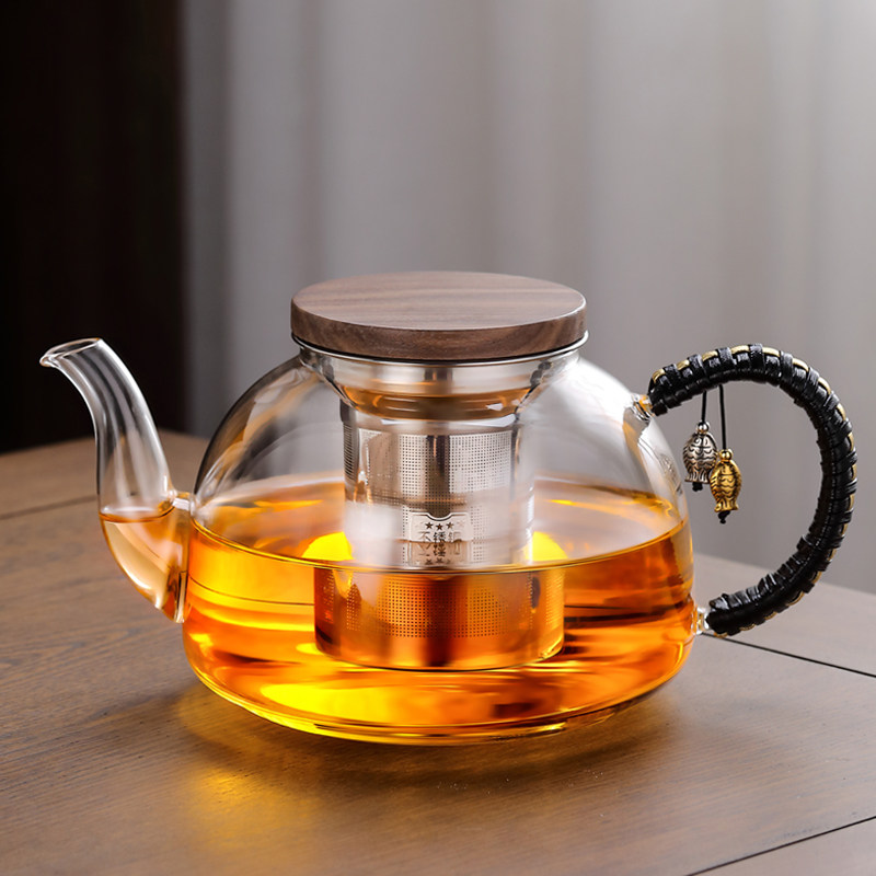 玻璃茶壶大容量单壶加厚电陶瓷炉茶壶耐高温家用过滤花茶套装