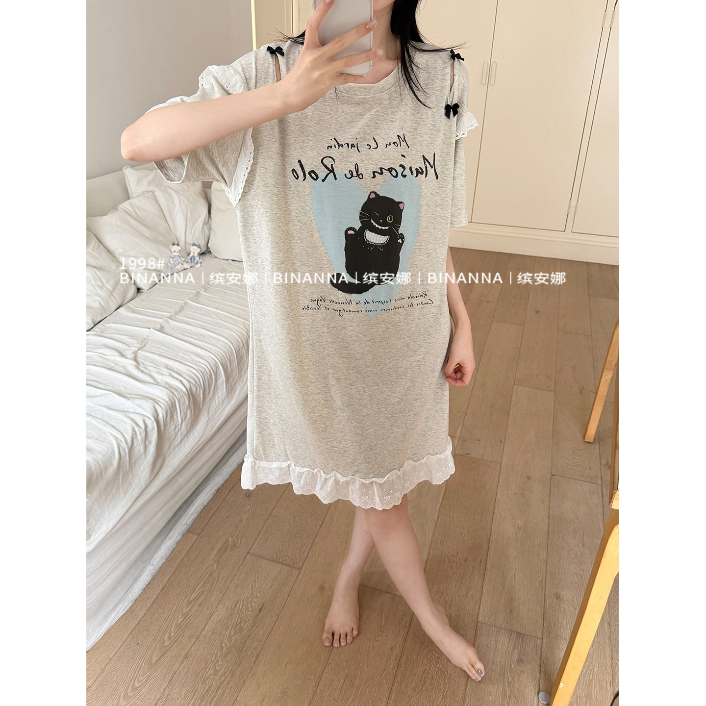睡裙女款夏2026新款短袖图片