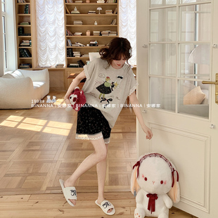 睡衣女款2025新款夏季无袖丝光棉纯棉舒适薄款背心套装夏款家居服