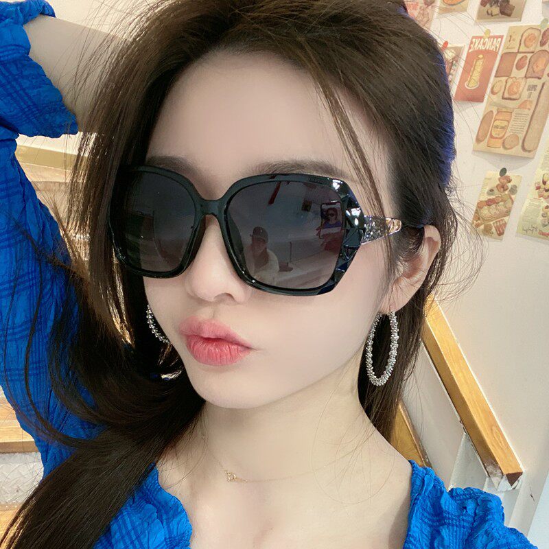 2026新款太阳镜大脸显瘦高级感墨镜女款圆脸韩版偏光防紫外线眼镜