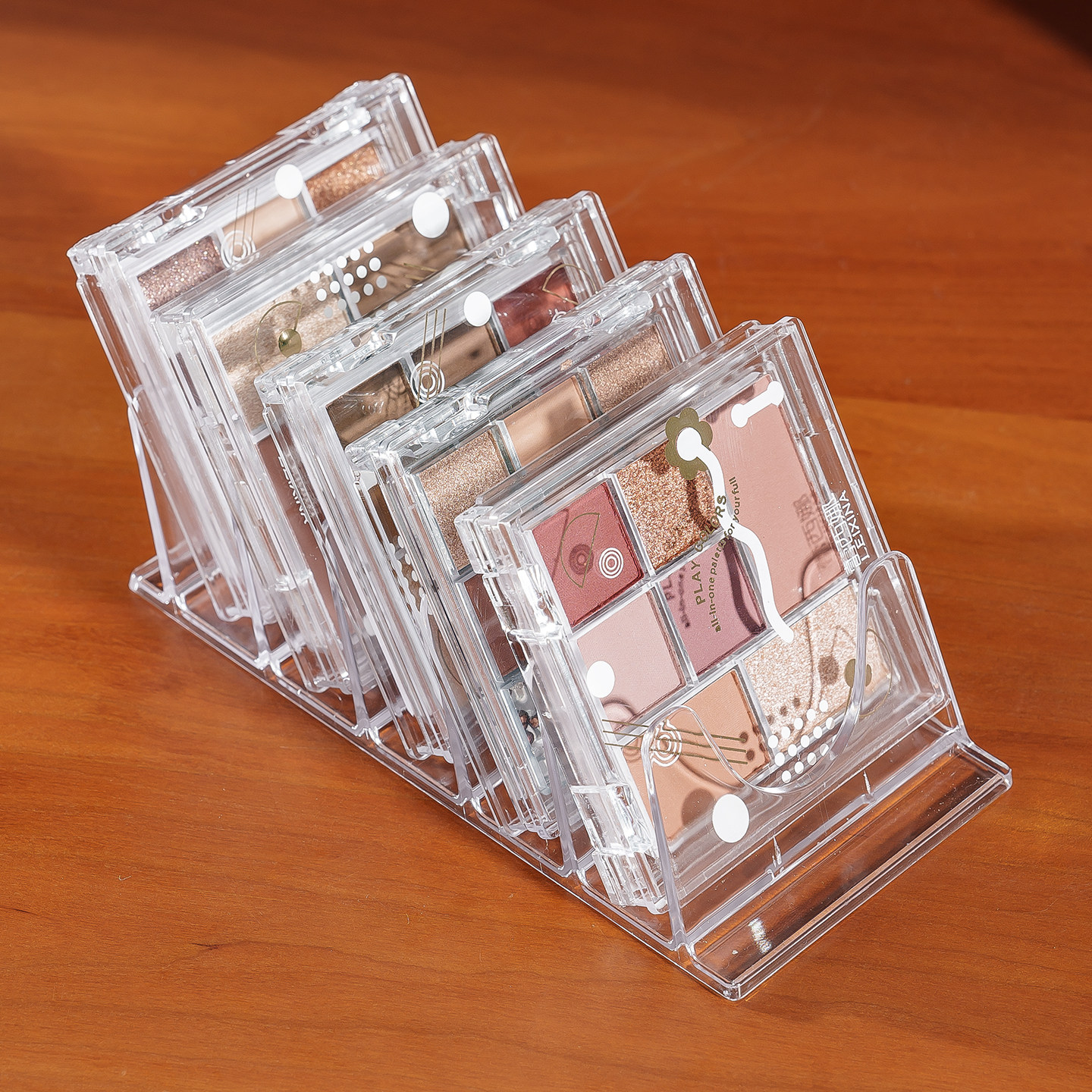 日本进口CD盘收纳架游戏光盘立式分隔盒桌面音乐专辑DVD置物架子