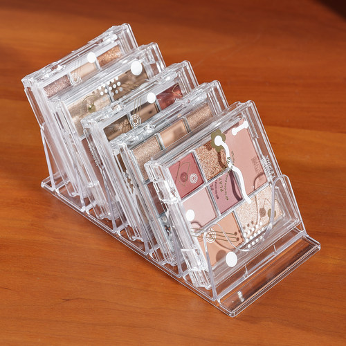 日本进口CD盘收纳架游戏光盘立式分隔盒桌面音乐专辑DVD置物架子