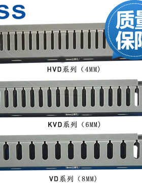 KSS绝缘配线槽HD-2.5 MD-2.5 KD-2.5(65宽*45高灰色配电箱走线槽
