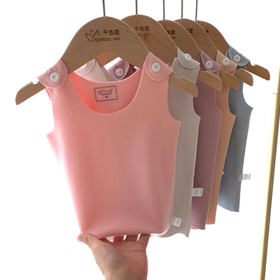 无骨德绒保暖护肚贴身背心