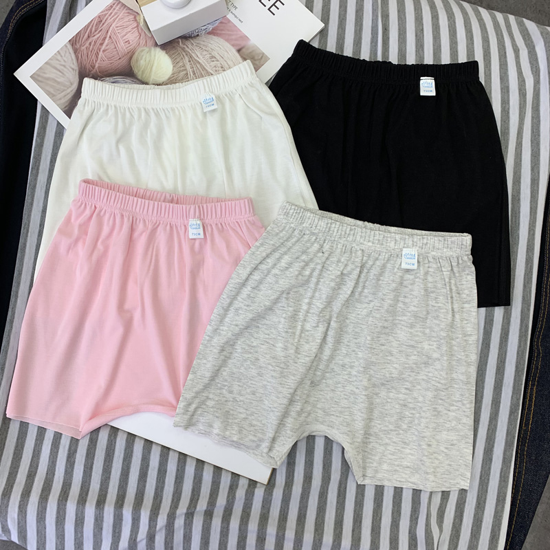 莫代尔宝宝裤子夏季夏婴幼儿童屁屁裤薄款裤休闲裤大pp裤短裤