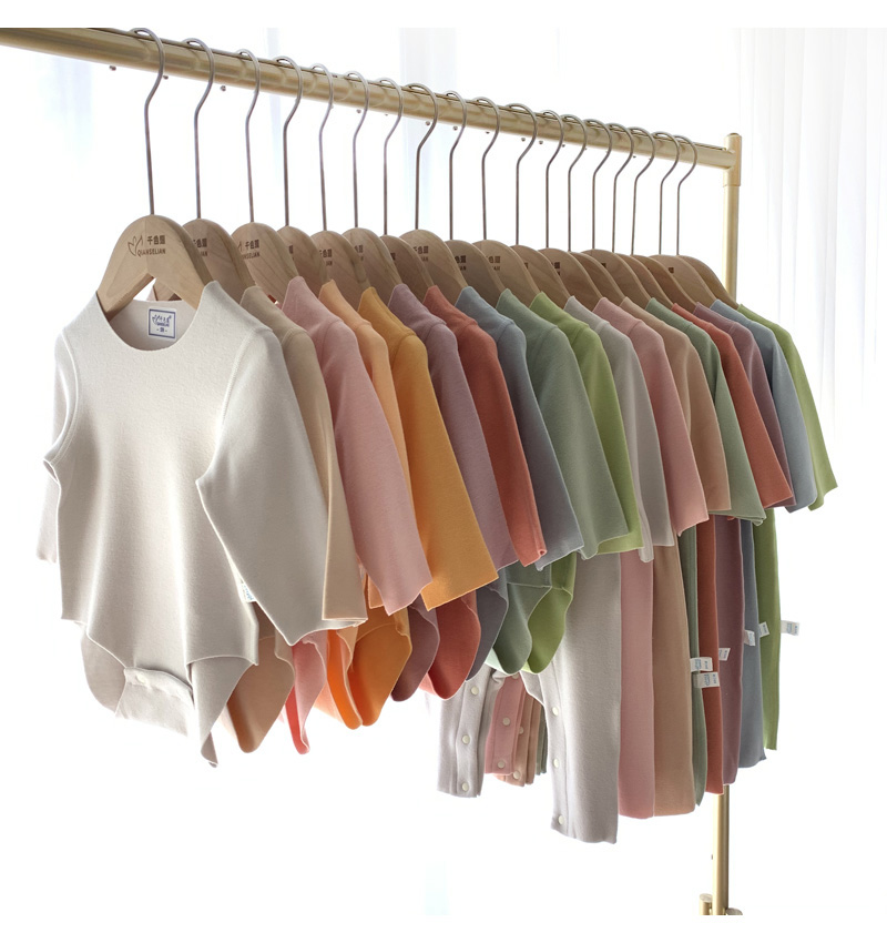 随心裁无痕秋冬季加厚包屁衣爬服